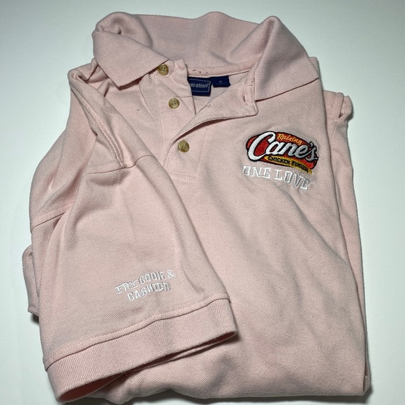 Blue Generation Shirts Raising Canes Crew Member Polo Poshmark